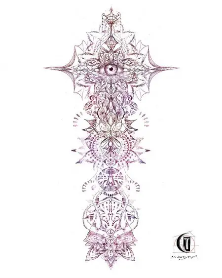 Masque Cyclope Tableau réalisé par Ymagyne à la Cabane à Tattoo